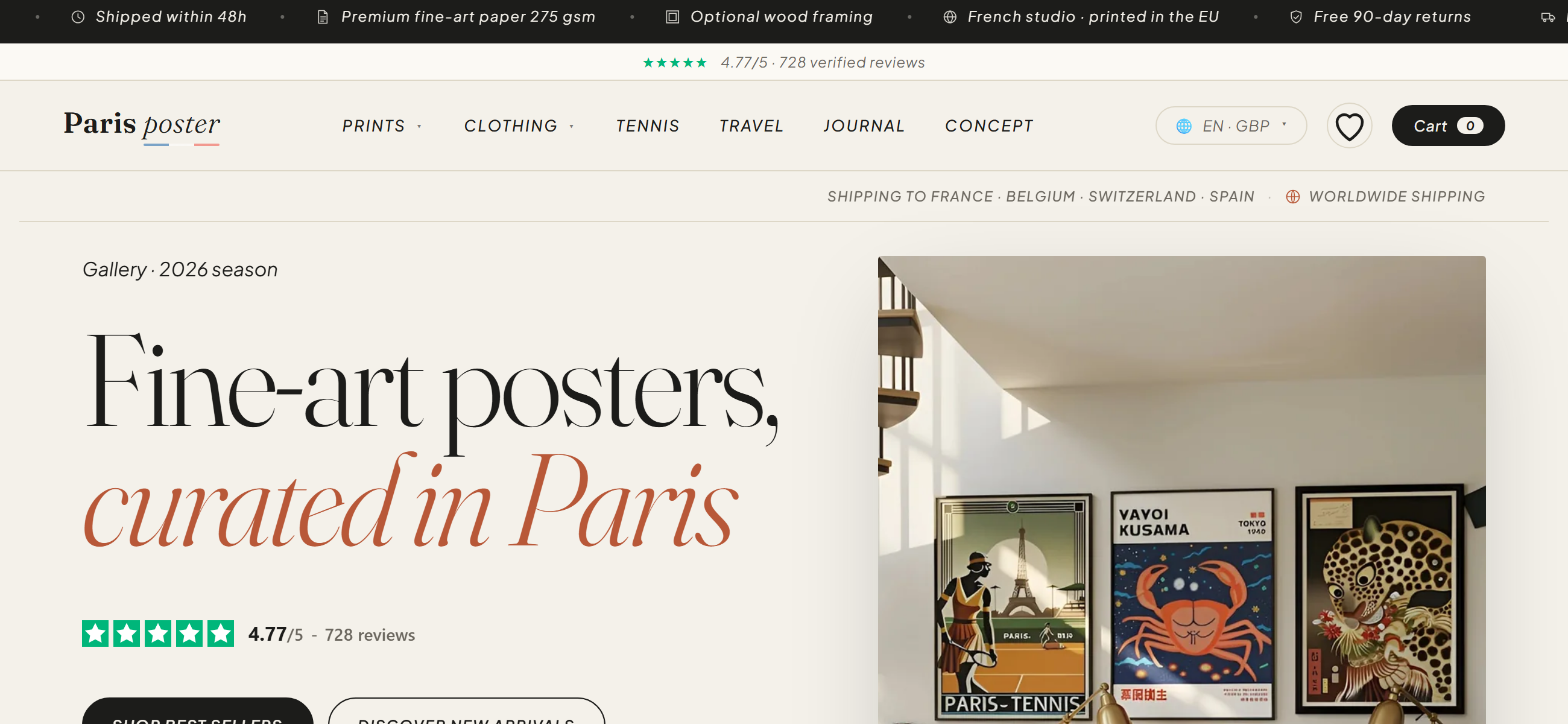 Aperçu Paris Poster