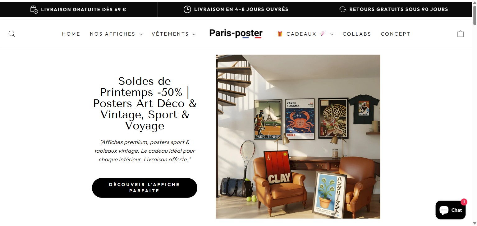 Aperçu de Paris Poster